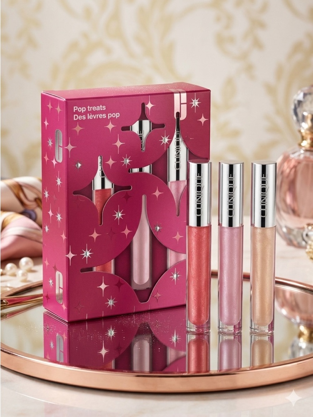 Clinique Pop Treats Gloss Trio | High-Shine NIB | $78 Retail Value